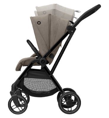 Maxi-Cosi Leona Luxe Compact Stroller Twillic Truffle GOODS Boots   