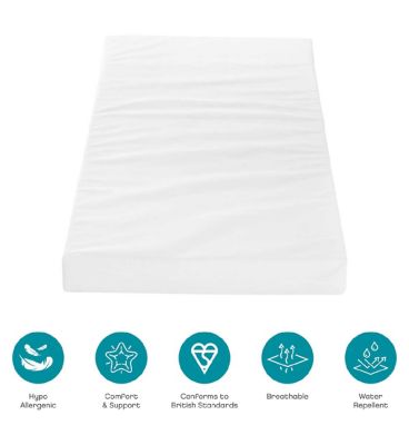 Tutti Bambini Eco Fibre Deluxe Cot Bed Mattress (70 x 140 cm) GOODS Boots   