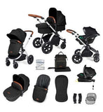 Ickle Bubba Stomp Luxe all-in-one Travel System Silver/Midnight/Tan/ Pack Size 1