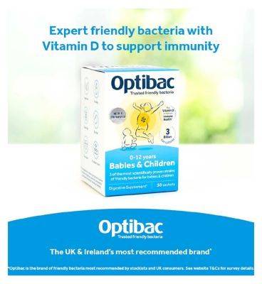 Optibac For Babies & Children 30 Sachets General Health & Remedies Boots   