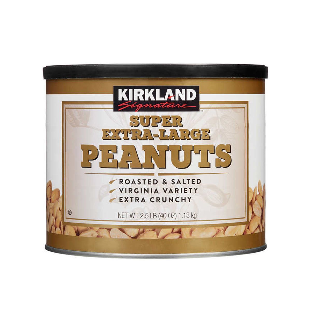 Kirkland Signature Super Extra-Large Roasted & Salted Peanuts, 1.13kg GOODS Costco UK   