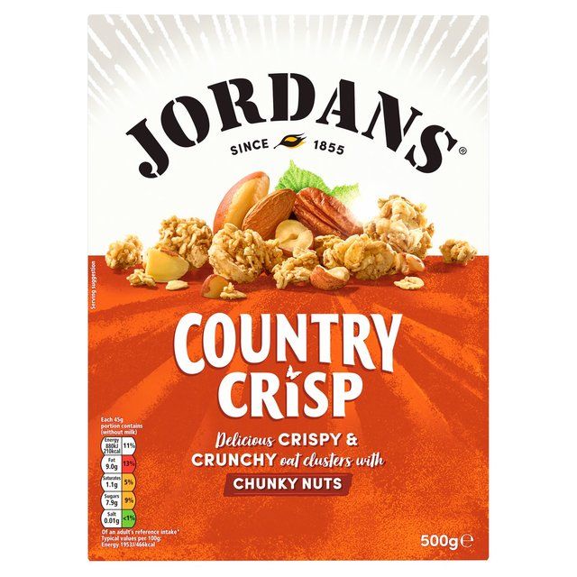 Jordans Country Crisp Chunky Nut Breakfast Cereal   500g Default Title