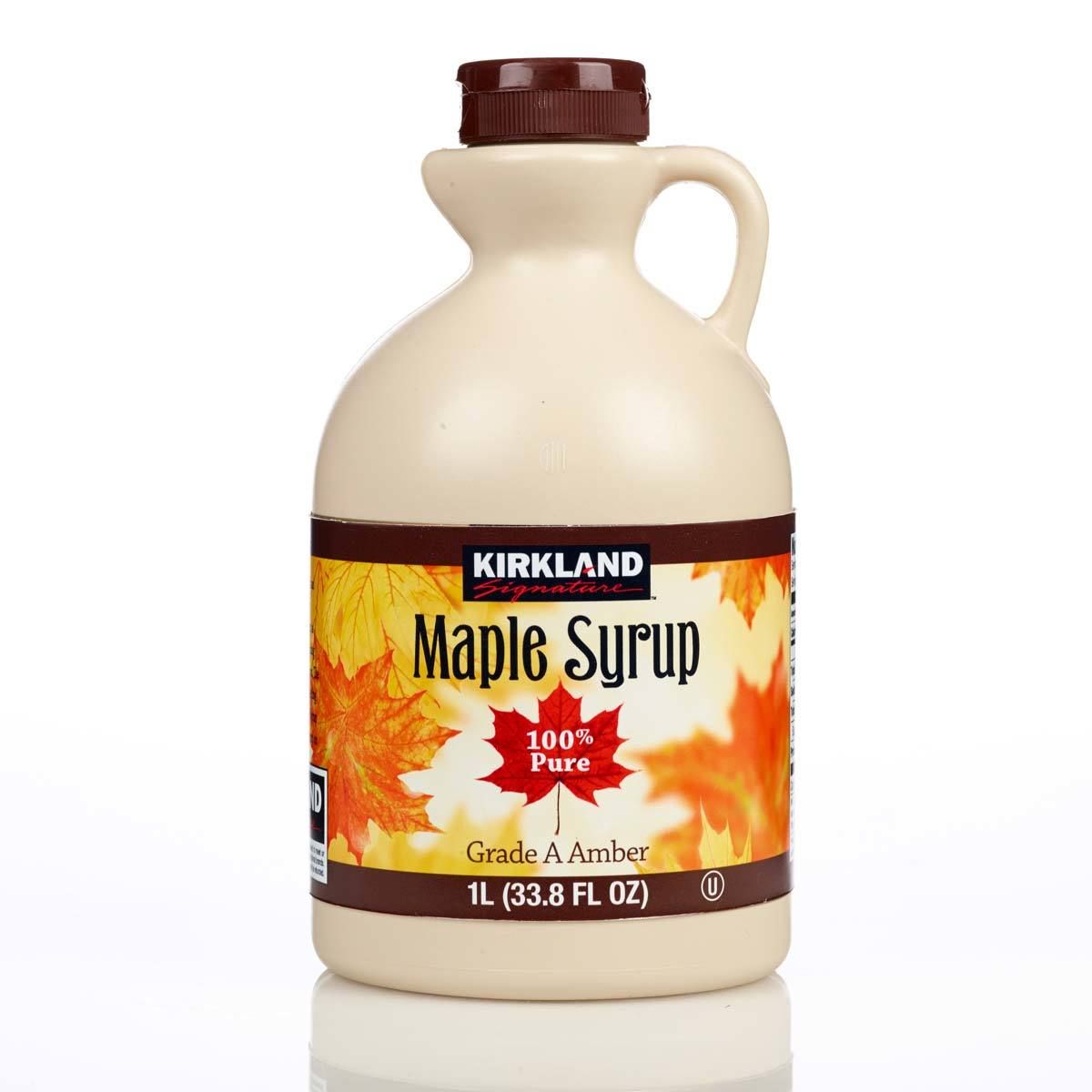 Kirkland Signature 100% Pure Grade A Amber Maple Syrup, 1L GOODS Costco UK   