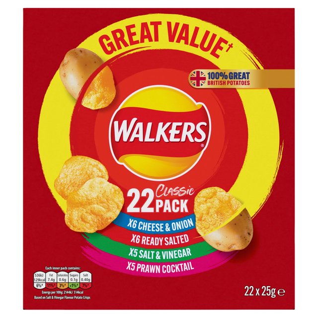 Walkers Classic Variety Crisps