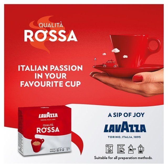 Lavazza Qualita Rossa Ground Coffee GOODS ASDA   