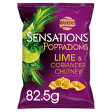 Sensations Lime & Coriander Chutney Sharing Poppadoms Free from M&S   