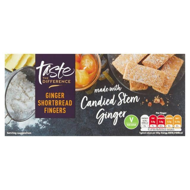 Sainsbury's Ginger Shortbread Finger Biscuits, Taste the Difference 200g