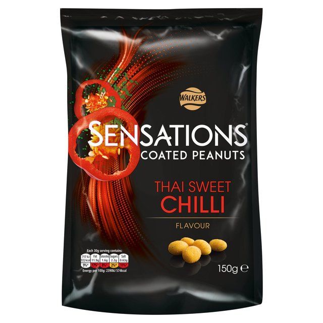 Sensations Thai Sweet Chilli Coated Sharing Peanuts Crisps, Nuts & Snacking Fruit M&S   