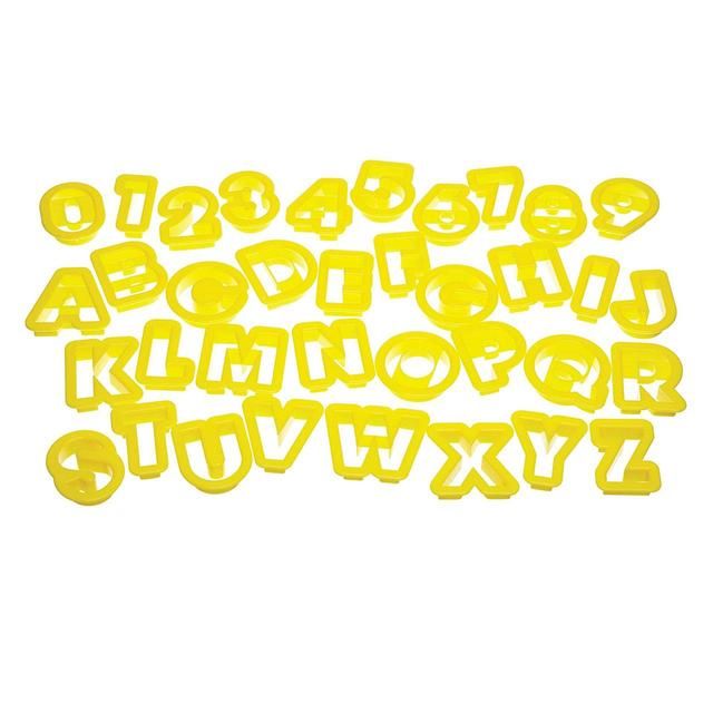 Lets Make Alpha Numeric Cutters & Tub 26 Letters