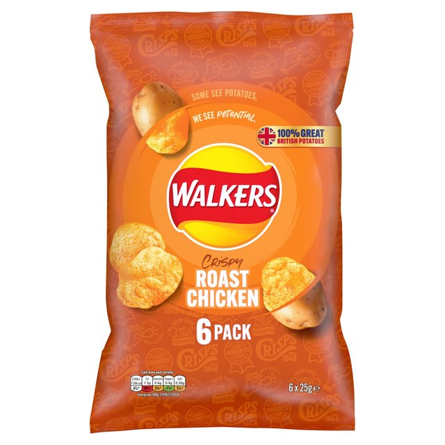 Walkers Roast Chicken Multipack Crisps