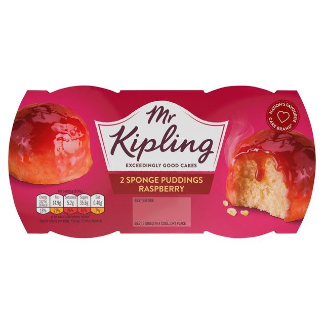 Mr Kipling Raspberry Sponge Puddings