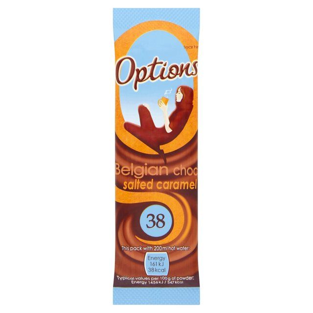 Options Salted Caramel Hot Chocolate Sachet