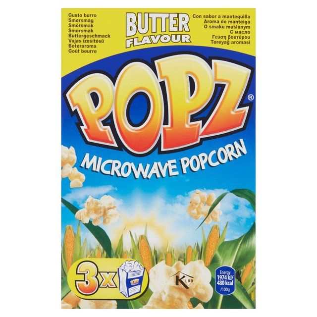 Popz Microwave Butter Popcorn