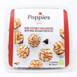 Poppies Mini Coconut Macaroons with Real Belgian Chocolate, 700g GOODS Costco UK   