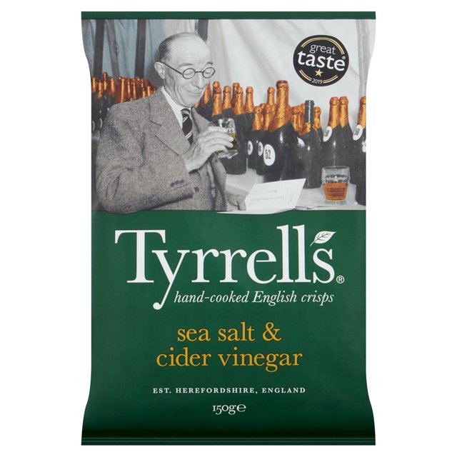 Tyrrells Sea Salt & Cider Vinegar Sharing Crisps GOODS ASDA   