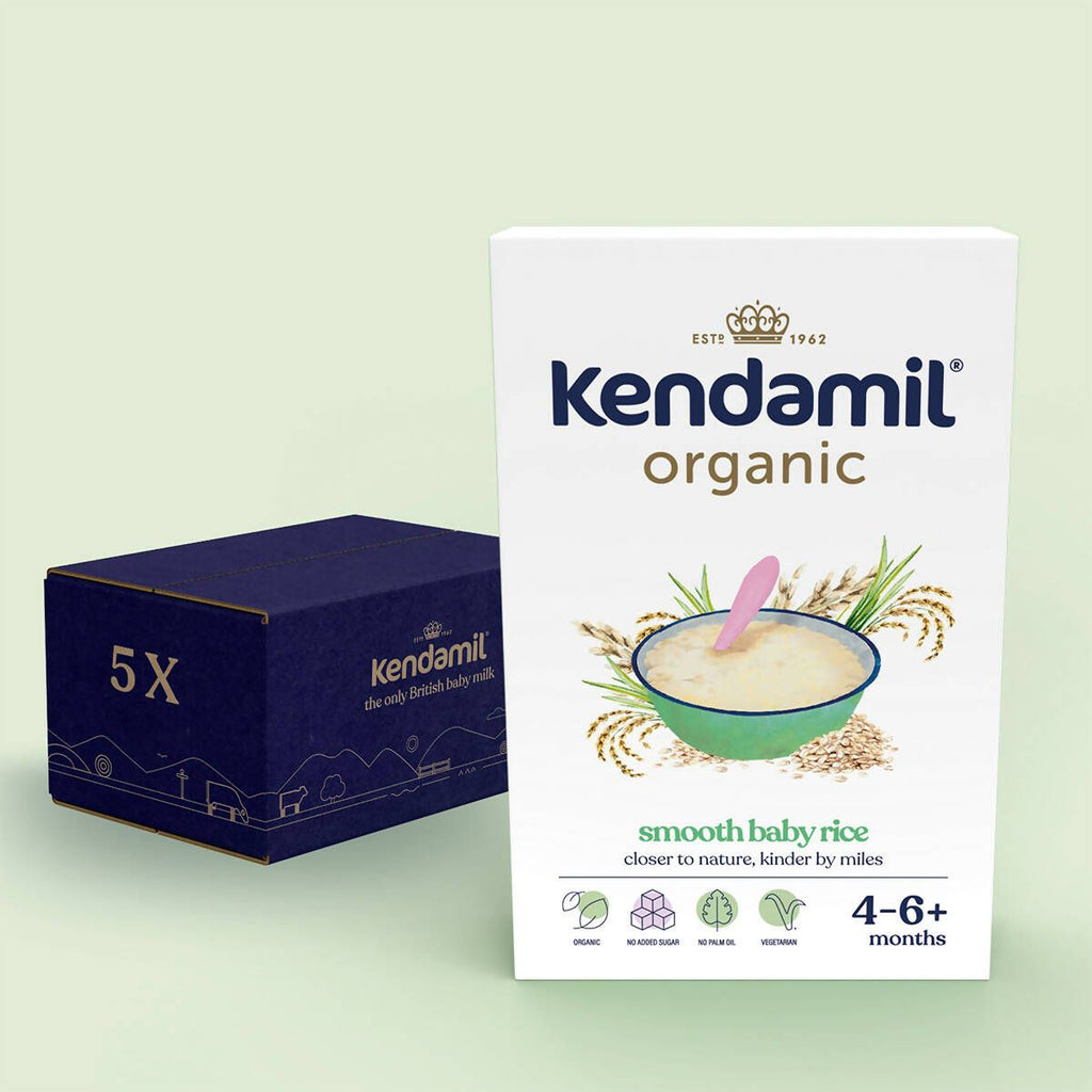 Kendamil Organic Smooth Baby Rice 5x120g (5 Pack)