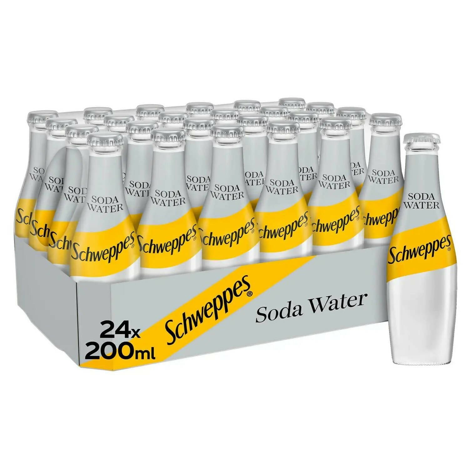 Schweppes Soda Water 24 x 200ml GOODS McGrocer Direct   