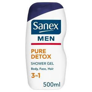 Sanex Men Pure Detox Shower Gel 500ml