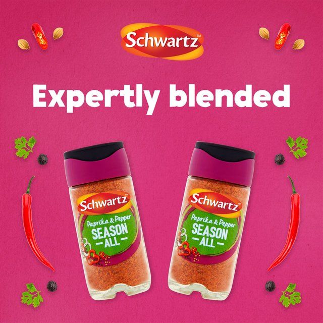 SchwartzSalt Paprika & Pepper Season All Seasoning Jar   70g