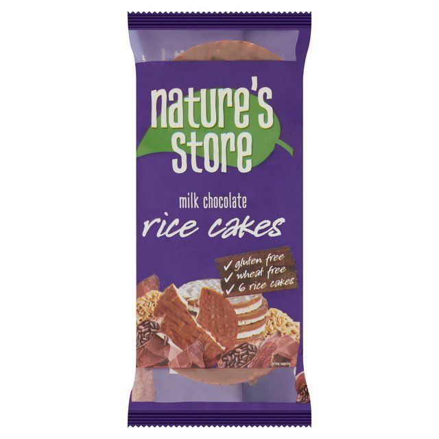 Nature's Store Gluten Free Milk Chocolate Rice Cakes Food Cupboard M&S Default Title  