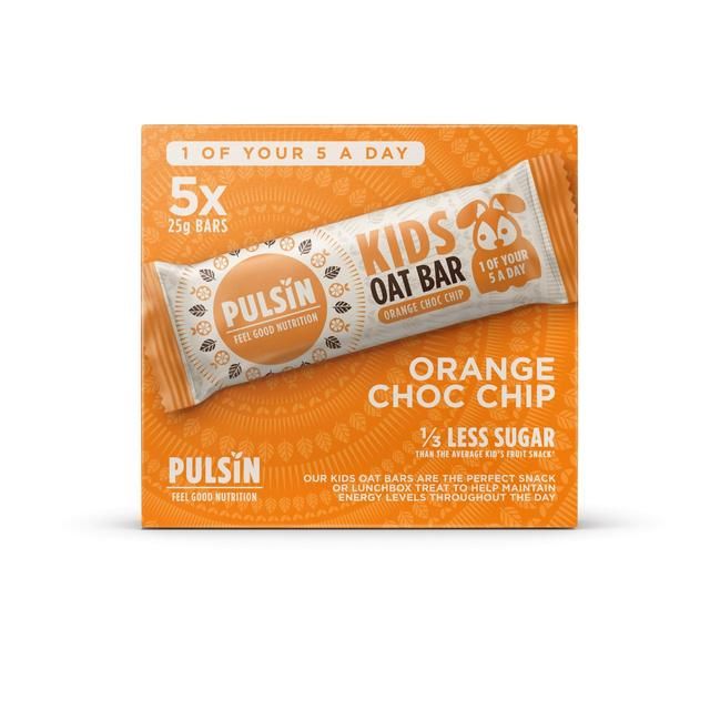 Pulsin Orange Choc Chip Vegan Fruity Oat Bar Multipack Free from M&S Default Title  