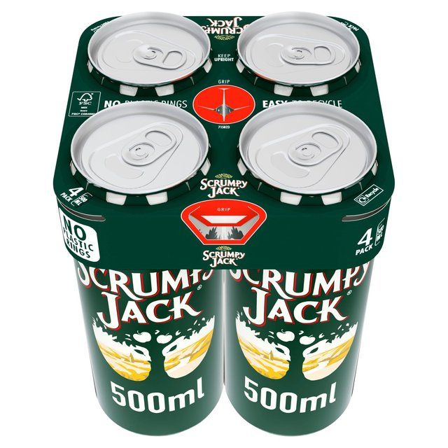 Scrumpy Jack Cider Cans   4 x 500ml