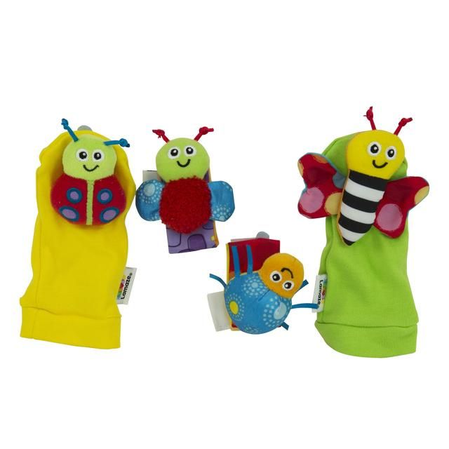 Lamaze Gardenbug Wrist Rattle & Footfinder Set, 0mths+