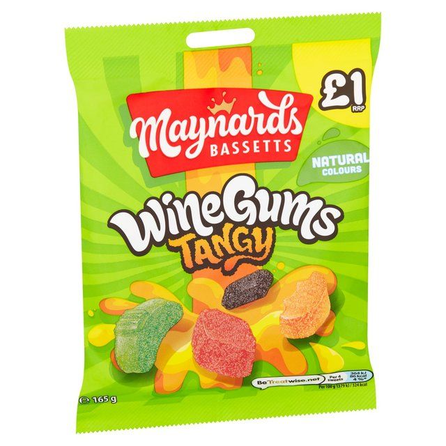 Maynards Bassetts Tangy Wine Gums Sweets Bag