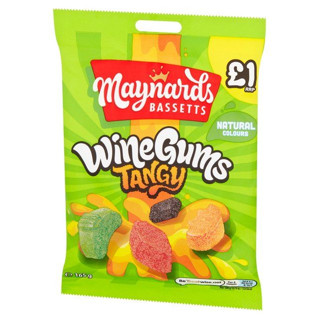 Maynards Bassetts Tangy Wine Gums Sweets Bag