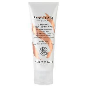 Sanctuary Spa 1 Minute Daily Glow Mask 75 ml face & body skincare Sainsburys   