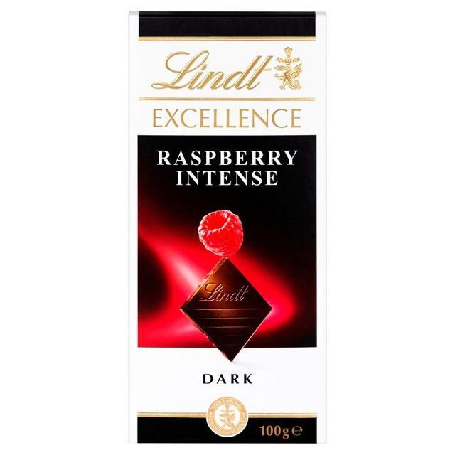 Lindt Excellence Raspberry Bar   100g Default Title