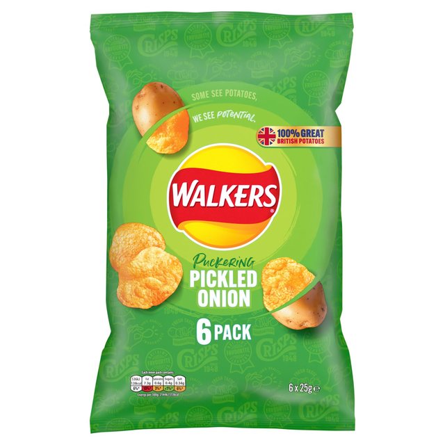 Walkers Pickled Onion Multipack Crisps