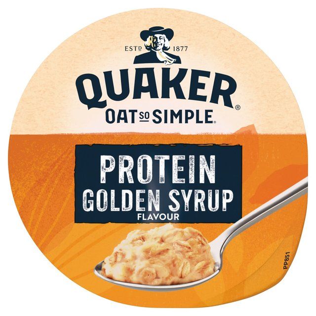 Quaker Oat So Simple Protein Porridge Pot Golden Syrup Cereals M&S   