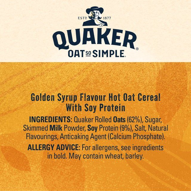 Quaker Oat So Simple Protein Porridge Pot Golden Syrup