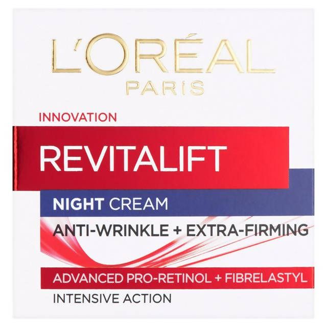 L'Oreal Paris Revitalift Anti Wrinkle Night Cream  50ml All Sainsburys   