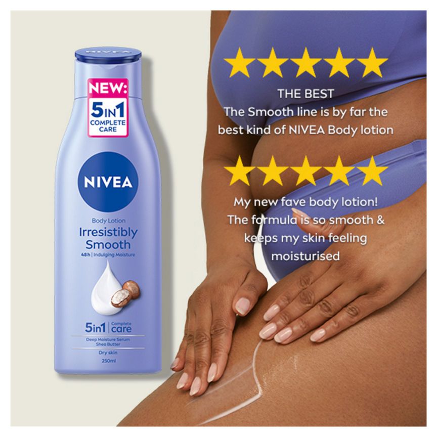 Nivea Body Lotion For Dry Skin Irresistibly Smooth Body Care ASDA   