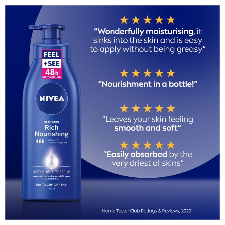 Nivea Rich Nourishing Body Lotion For Dry Skin Body Care ASDA   