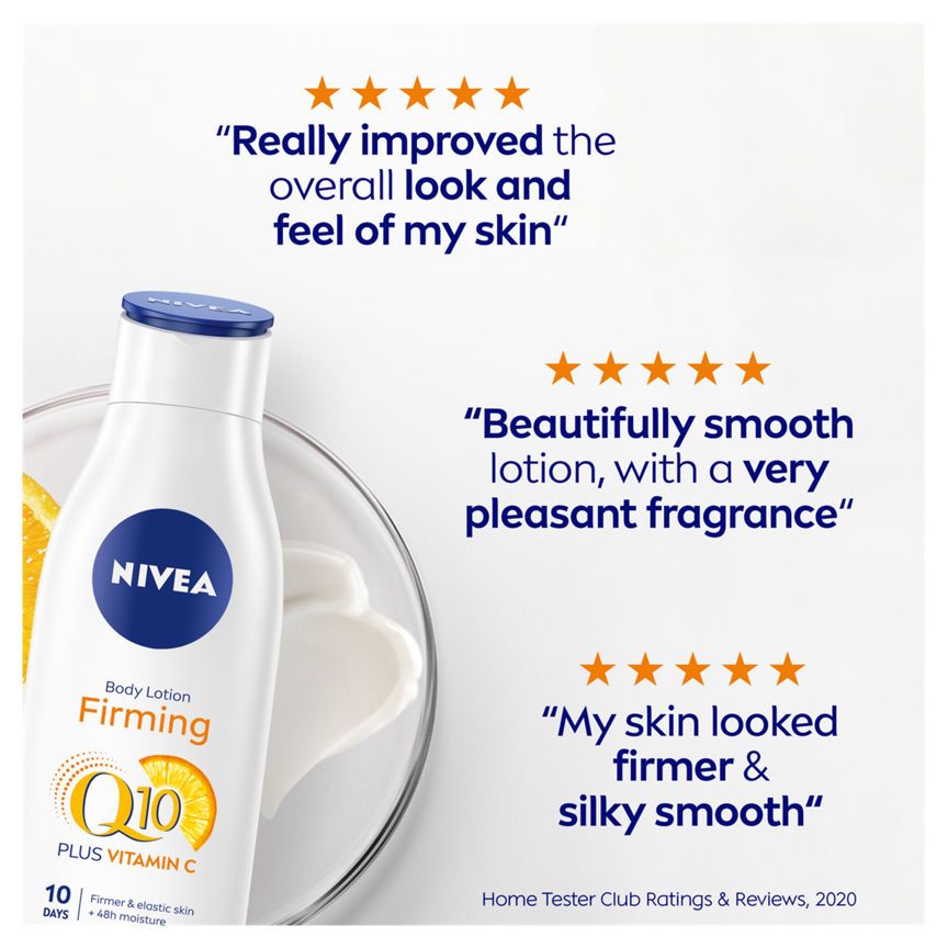 Nivea Q10 + Vitamin C Firming Body Lotion For Normal Skin Body Care ASDA   