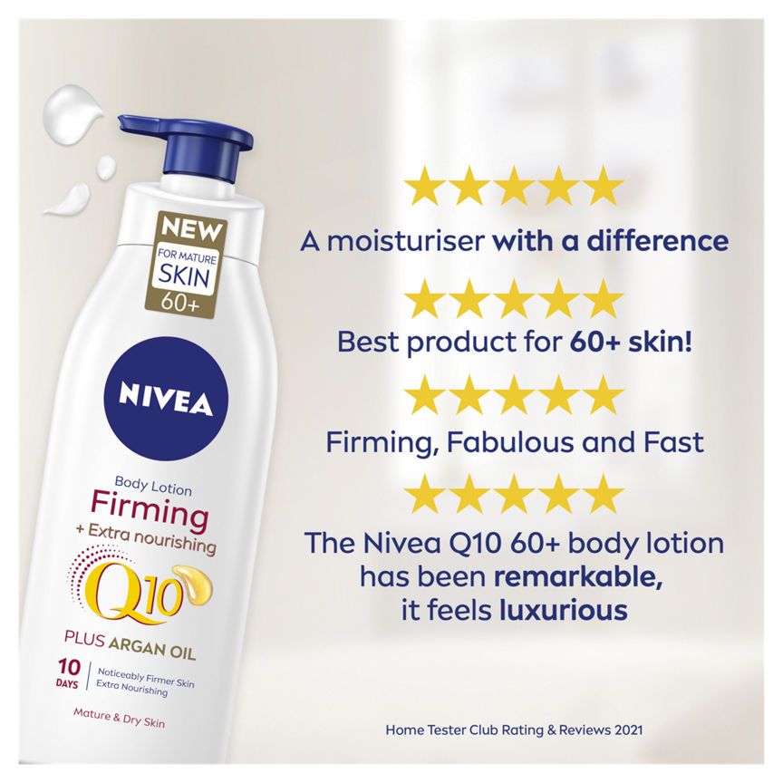 Nivea Q10 60+ Firming Body Lotion For Mature & Dry Skin Body Care ASDA   