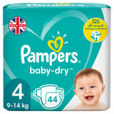 Pampers Baby-Dry Size 4 Nappies Essential Pack Nappies & Wipes ASDA   