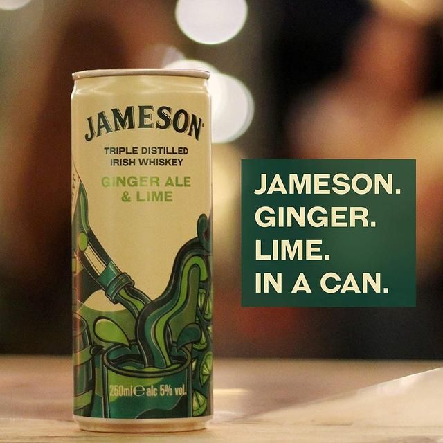 Jameson Irish Whiskey Ginger Ale &amp; Lime Pre-Mixed Can