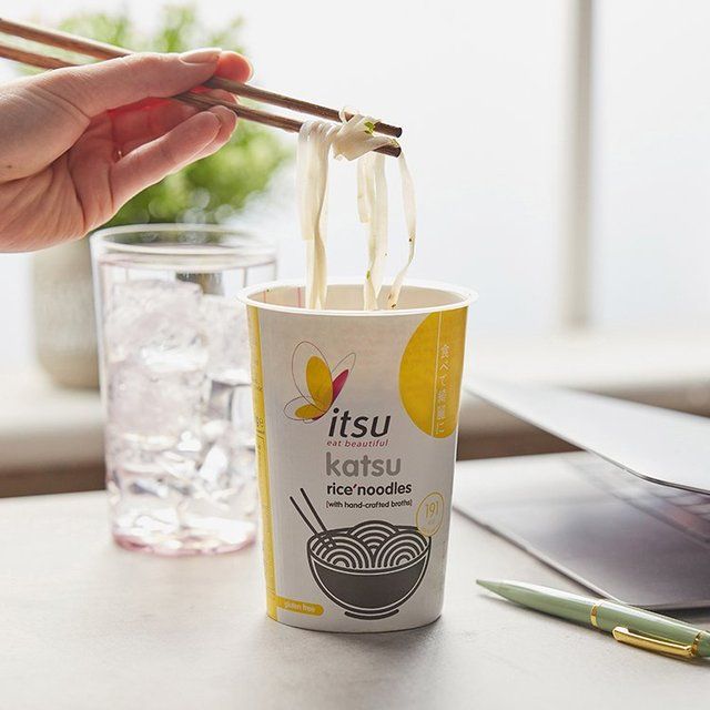 itsu katsu rice noodles cup