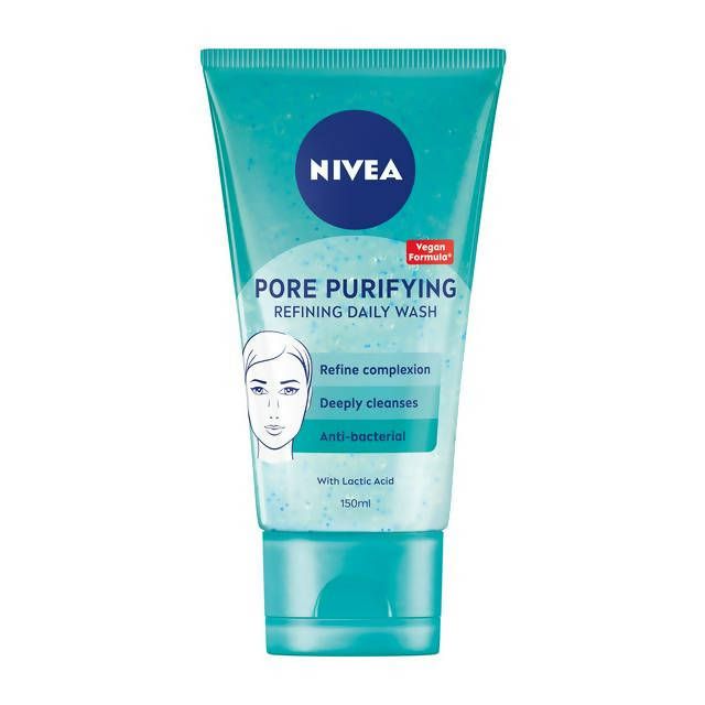 NIVEA Pore Purifying Refining Daily Wash 150ml face & body skincare Sainsburys   