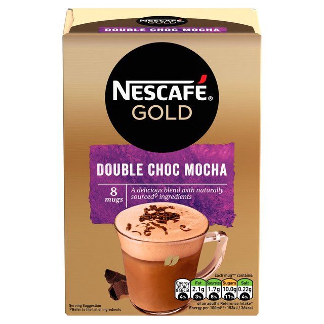 Nescafe Gold Double Choca Mocha Instant Coffee 8 Sachets