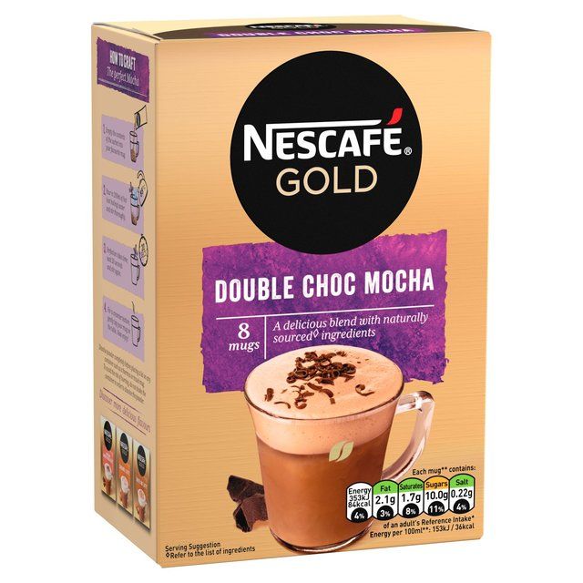 Nescafe Gold Double Choca Mocha Instant Coffee 8 Sachets