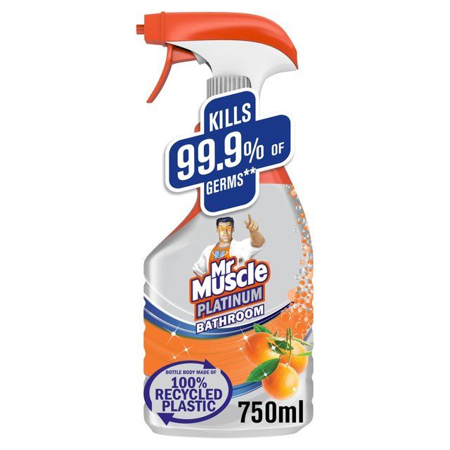 Mr Muscle Platinum Antibacterial Bathroom Spray Mandarin