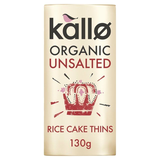 Kallo Organic Unsalted Rice Cake Thins Default Title