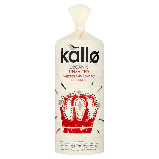 Kallo Organic Unsalted Rice Cakes