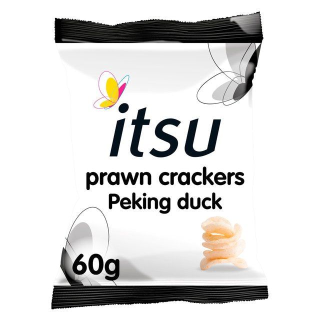 Itsu Peking duck prawn crackers sharing bag