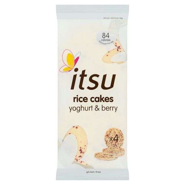 Itsu yoghurt & berry rice cakes